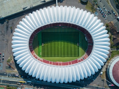 世界杯球迷看台上人山人海挥舞国旗的壮观场景